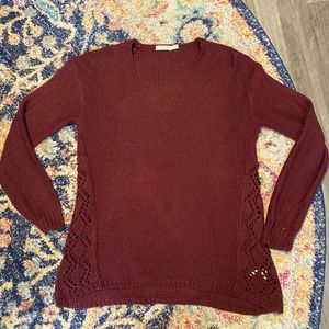 Francesca’s Harper crew neck sweater